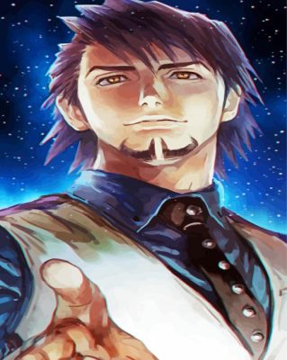 Kotetsu T Kaburagi Tiger And Bunny paint by numbers