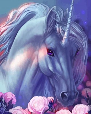 Last Unicorn Horse paint by numbers