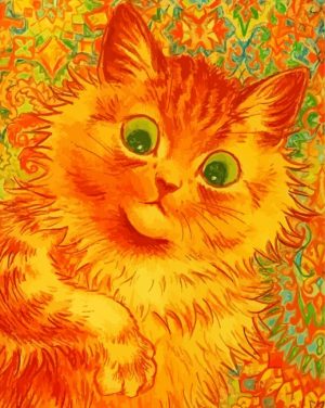Louis Wain Cat paint by numbers