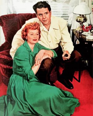 Lucy and Ricky Art paint by numbers