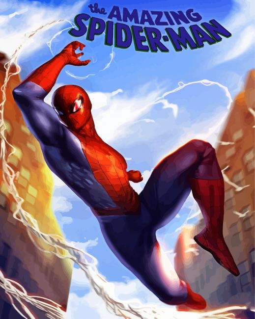 Marvel The Amazing Spider Man paint by numbers