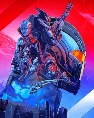 Mass Effect paint by numbers