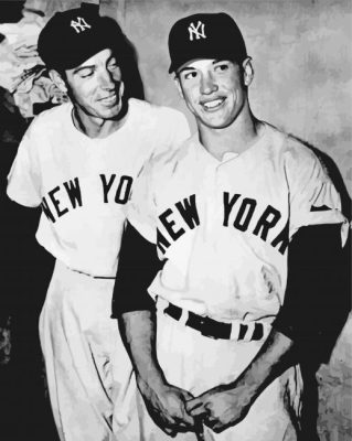 Mickey Mantle And Charles Paint by numbers 