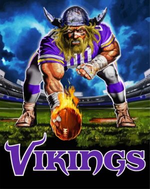 Minnesota Vikings paint by numbers