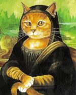 Mona Lisa Cat Paint by numbers