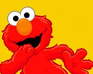 Muppet Elmo Cartoon Paint By NumbersMuppet Elmo Cartoon Paint By Numbers