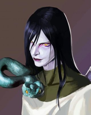 Naruto Anime Orochimaru paint by numbers