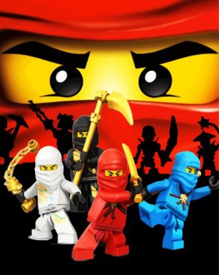 Ninjago Animation paint by numbers