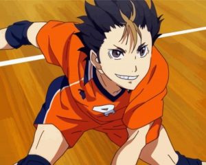 Nishinoya Haikyuu Manga paint by numbers