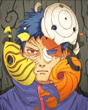Obito Naruto Paint by numbers