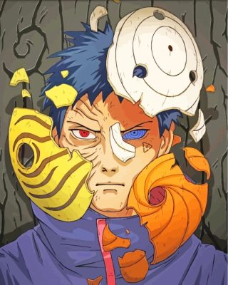 Obito Naruto Paint by numbers