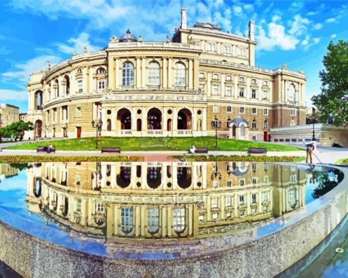 Odessa Theatre paint by numbers