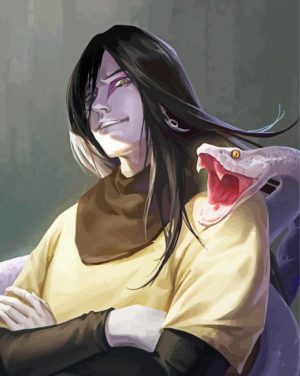 Orochimaru Naruto Anime paint by numbers