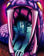 Orochimaru Naruto Manga paint by numbers