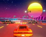 Outrun Video Game paint by numbers