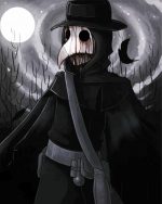 Plague Doctor paint by numbers
