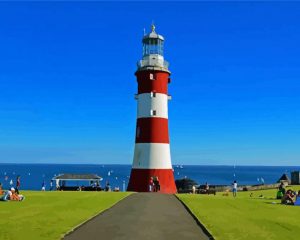 Hoe Park Plymouth paint by numbers