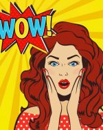 Pop girl wow paint by number