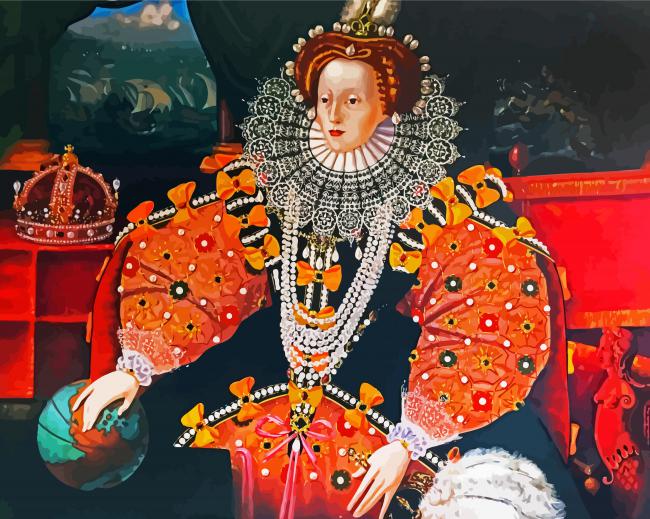 Qeen Elizabeth 1 paint by numbers
