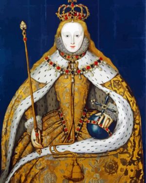Qeen Elizabeth 1 Portrait paint by numbers