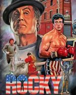 Rocky Sylvester Stallone paint by numbers