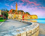 Rovinj seaside paint by number