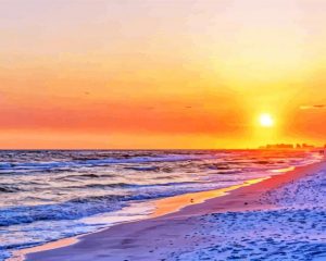 Santa Rosa beach florida paint by numbers