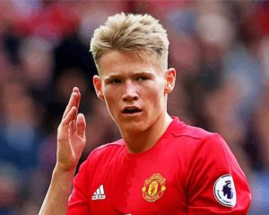 Scott McTominay paint by numbers
