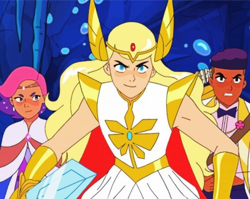 She Ra And The Princesses Of Power Anime paint by numbers