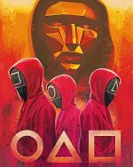 Squid Game Illustration paint by numbers