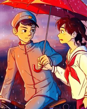 Studio Ghibli From Up On Poppy Hill paint by numbers