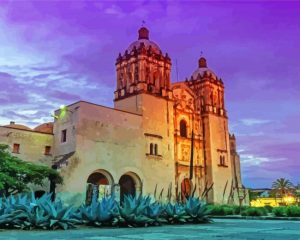 Templo De Santo Domingo Oaxaca Mexico paint by numbers