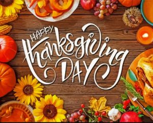 Thanksgiving Illustration paint by numbers