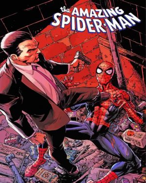 The Amazing Spider Man Marvel paint by numbers