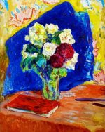 The Bouquet And The Book Edouard Vuillard Paint by numbers