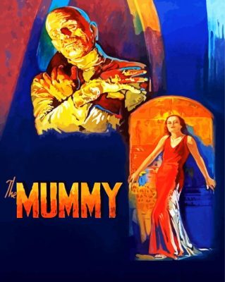 The Mummy Movie paint by numbers