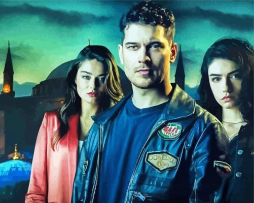 The Protector Drama Serie paint by numbers