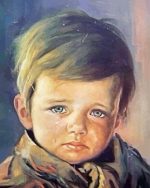 The Crying Boy paint by numbers paint by numbers