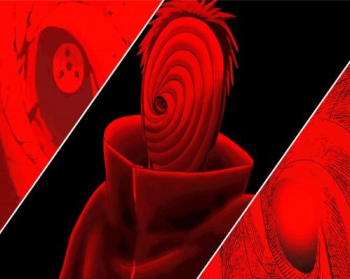 Tobi spiral face character paint by number