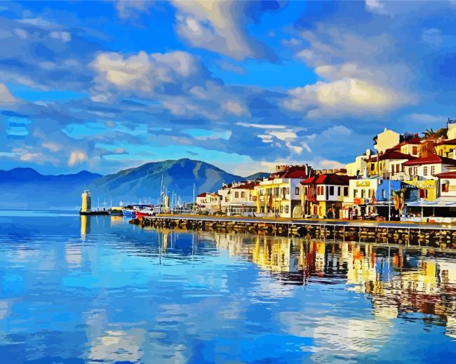 Turkey Marmaris City Paint by numbers