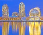 Vancouver City Buildings paint by numbers