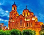 Varna buildings paint by numbers