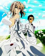 Violet And Gilbert Wedding paint by numbers