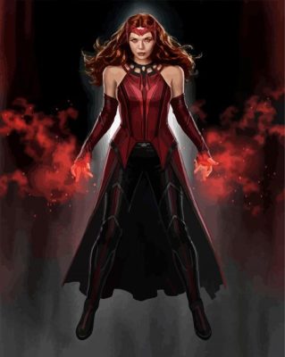 Wanda Hero Paint by number