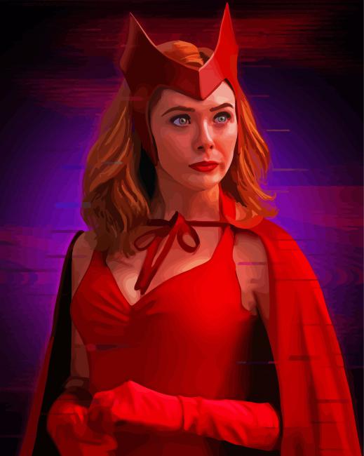 Wanda Maximoff Paint by number