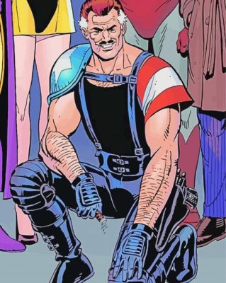 Watchmen Comedian paint by numbers