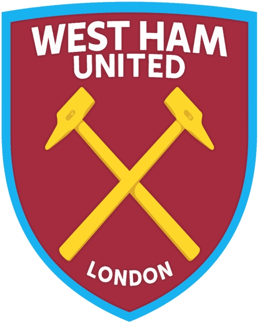 West Ham Logo paint by numbers