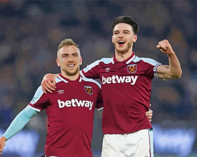 West Ham paint by numbers