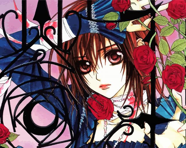 Yuki Cross Vampire Knight paint by numbers