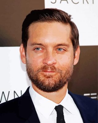 actor tobey maguire paint by numbers